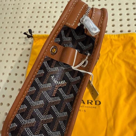 BRAND NEW WITH TAGS Goyard Black and Tan Jouvence GM Toiletry Pouch - Picture 4 of 10
